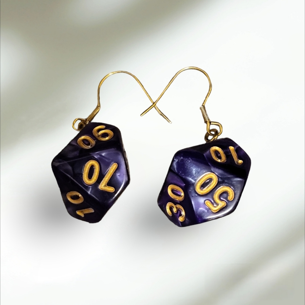 Percentile Dice Earrings